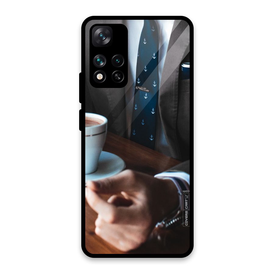 Dapper Suit Glass Back Case for Xiaomi 11i HyperCharge 5G