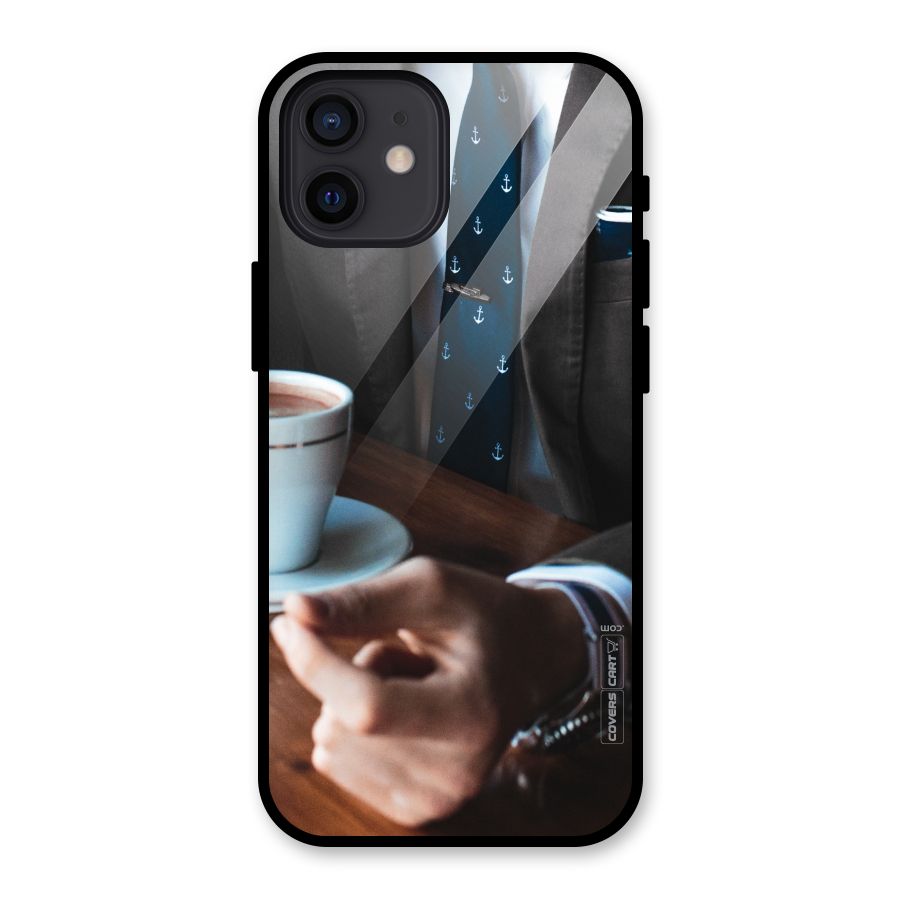 Dapper Suit Glass Back Case for iPhone 12