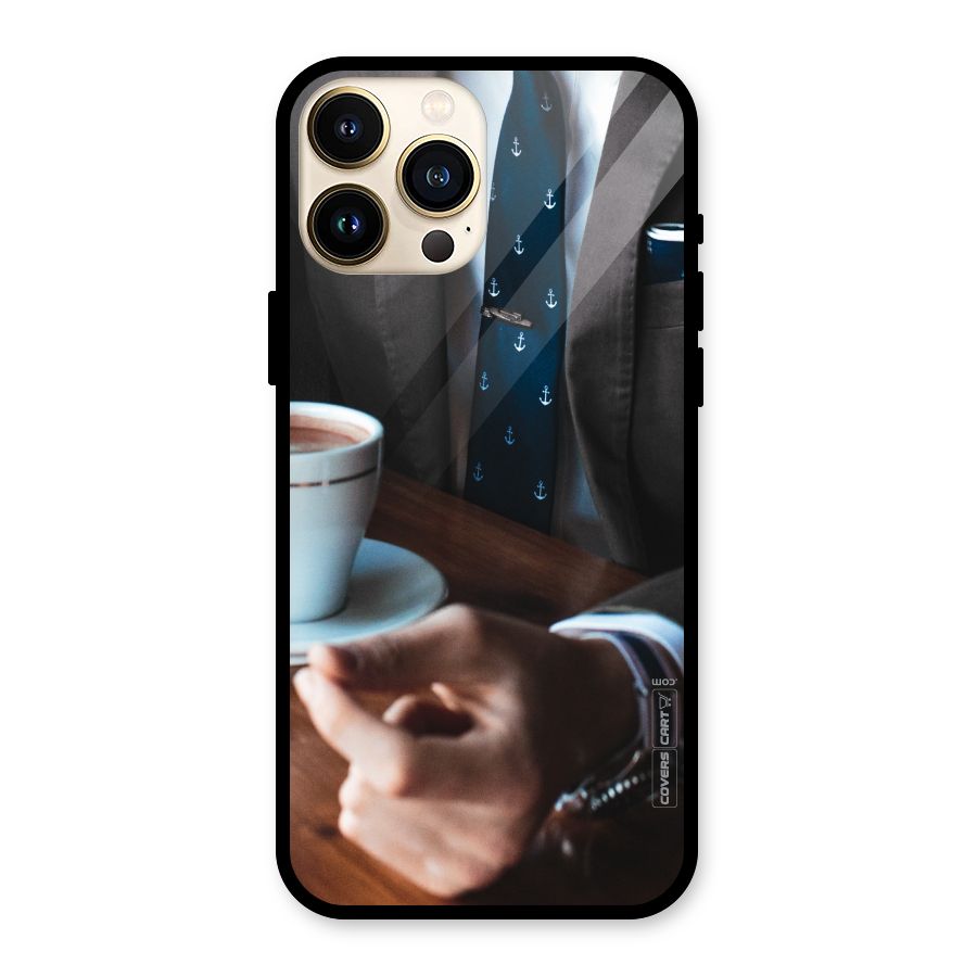 Dapper Suit Glass Back Case for iPhone 13 Pro Max