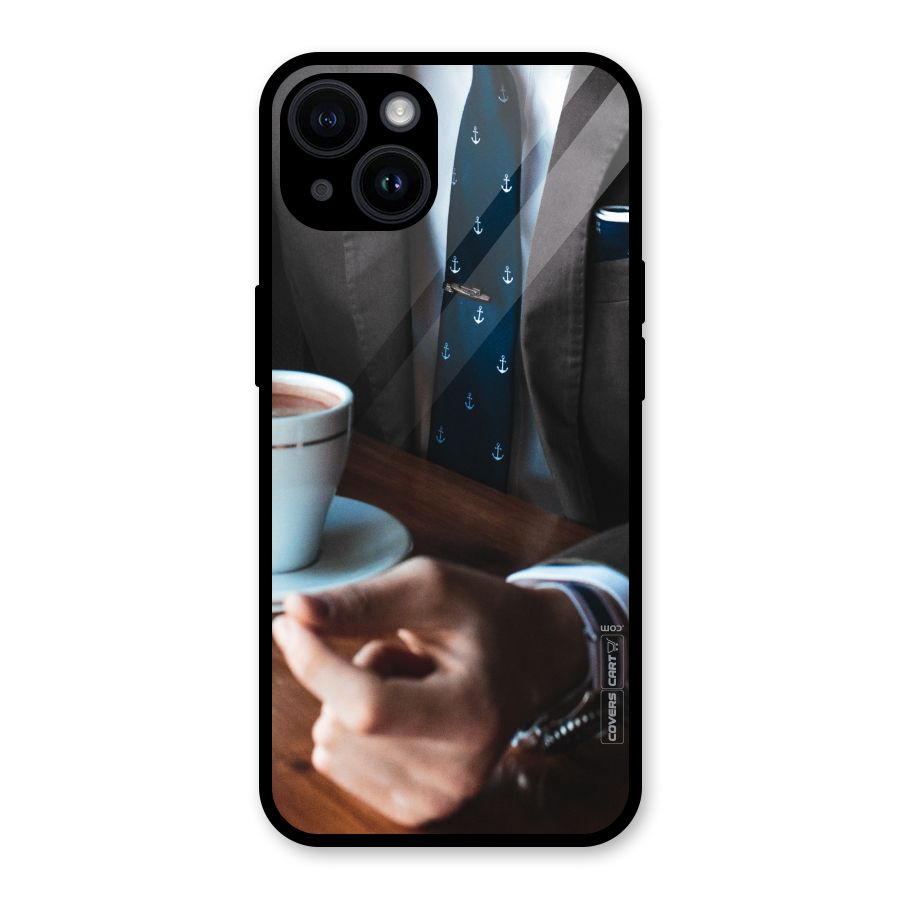 Dapper Suit Glass Back Case for iPhone 14