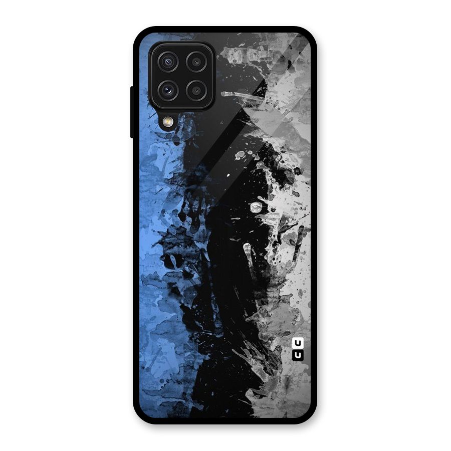 Dark Art Glass Back Case for Galaxy A22 4G