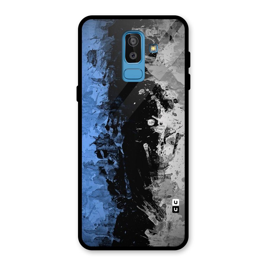 Dark Art Glass Back Case for Galaxy J8