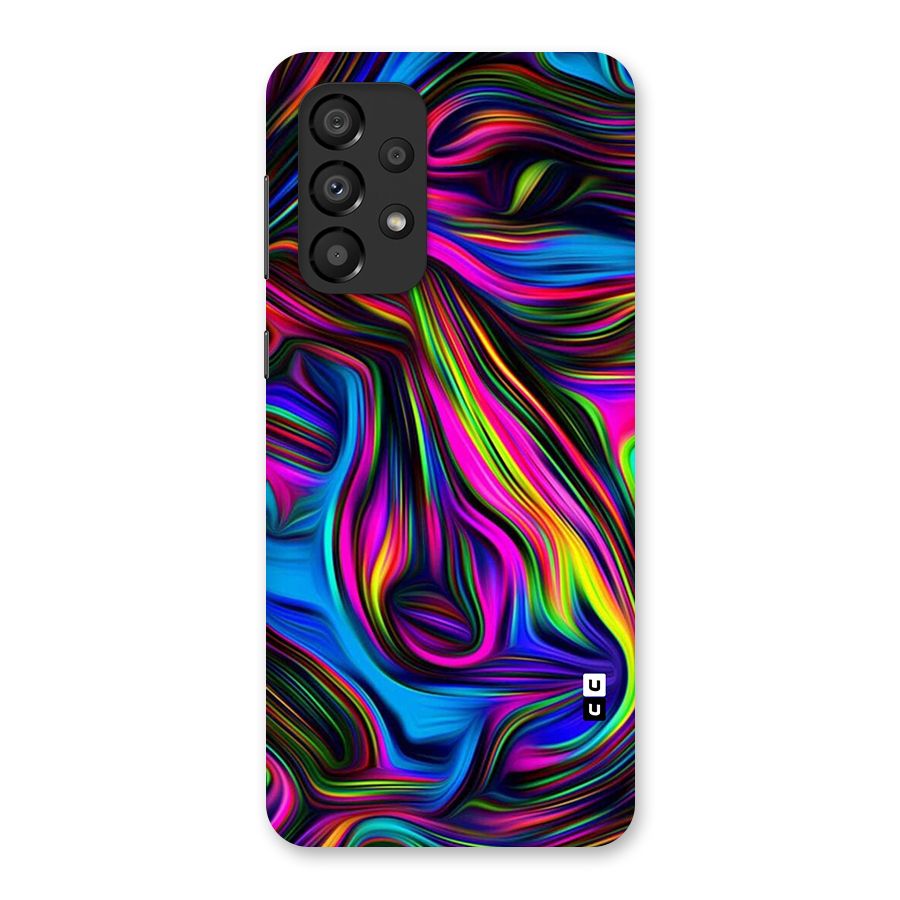 Dark Colorful Oil Abstract Back Case for Galaxy A33 5G