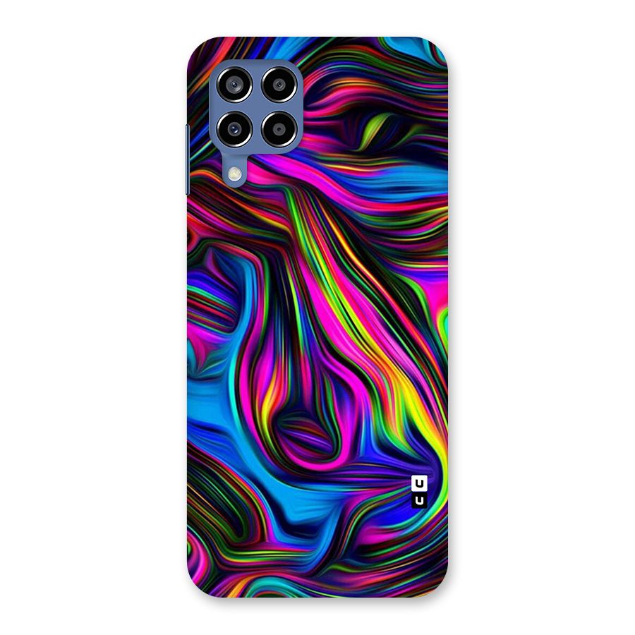 Dark Colorful Oil Abstract Back Case for Galaxy M53 5G