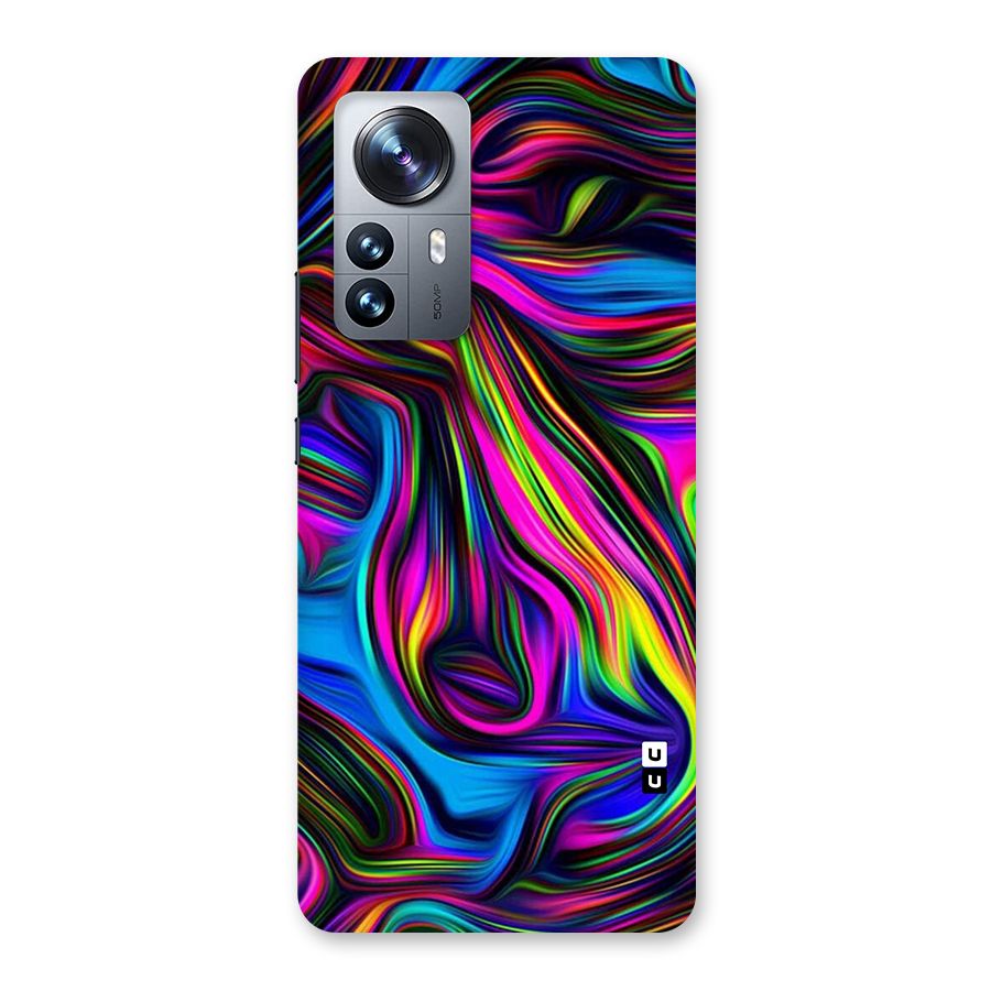 Dark Colorful Oil Abstract Back Case for Xiaomi 12 Pro