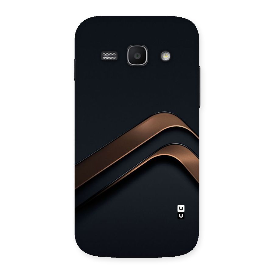 Dark Gold Stripes Back Case for Galaxy Ace 3