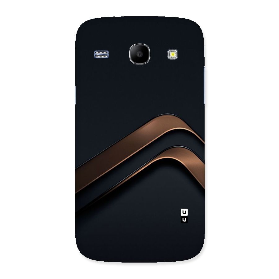 Dark Gold Stripes Back Case for Galaxy Core