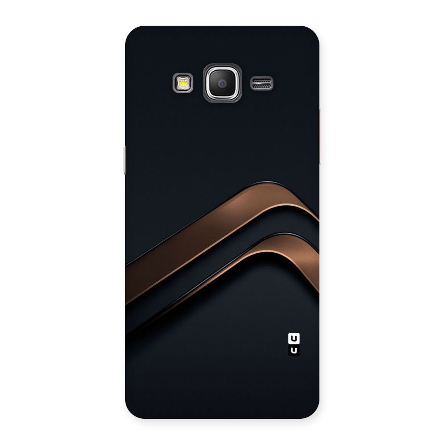 Dark Gold Stripes Back Case for Galaxy Grand Prime