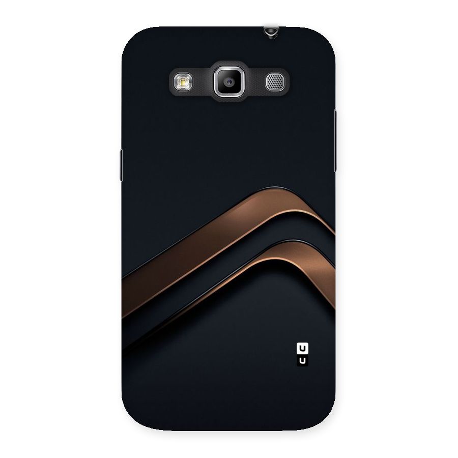 Dark Gold Stripes Back Case for Galaxy Grand Quattro