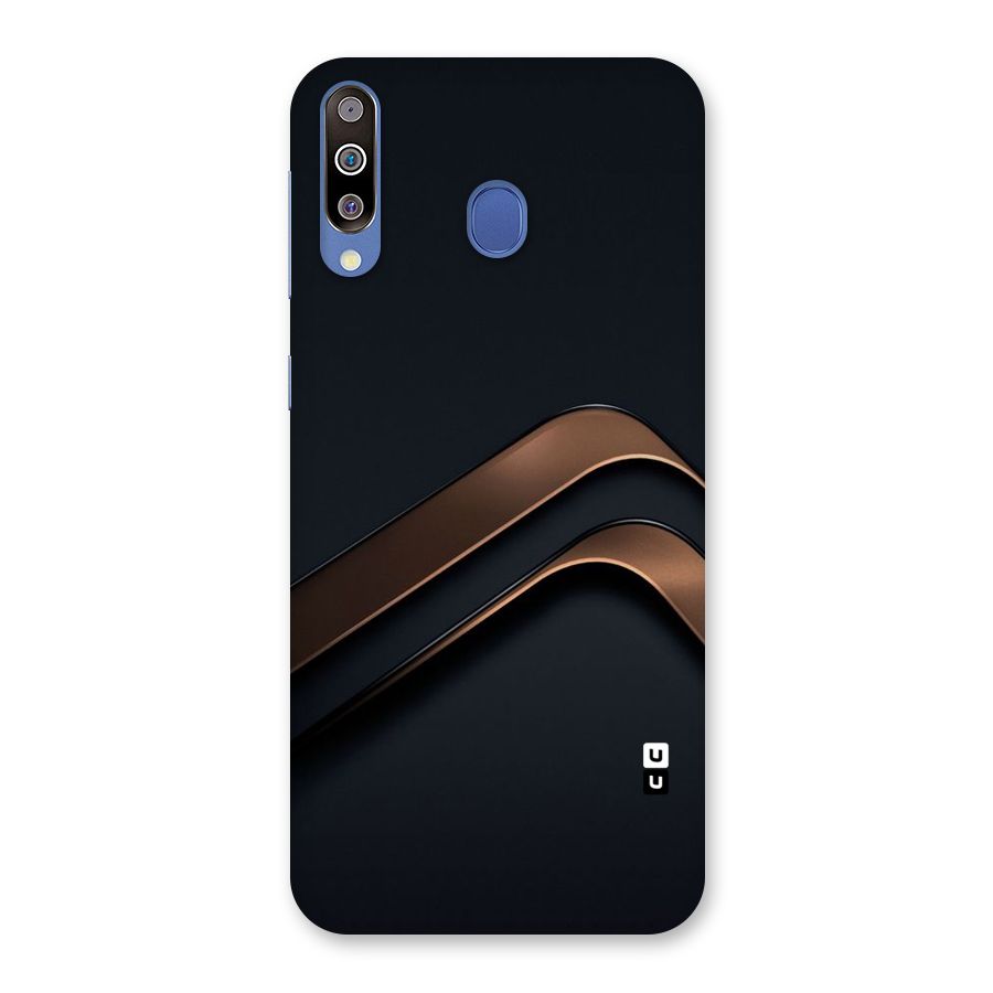 Dark Gold Stripes Back Case for Galaxy M30