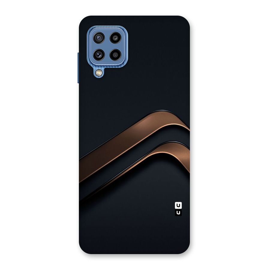 Dark Gold Stripes Back Case for Galaxy M32