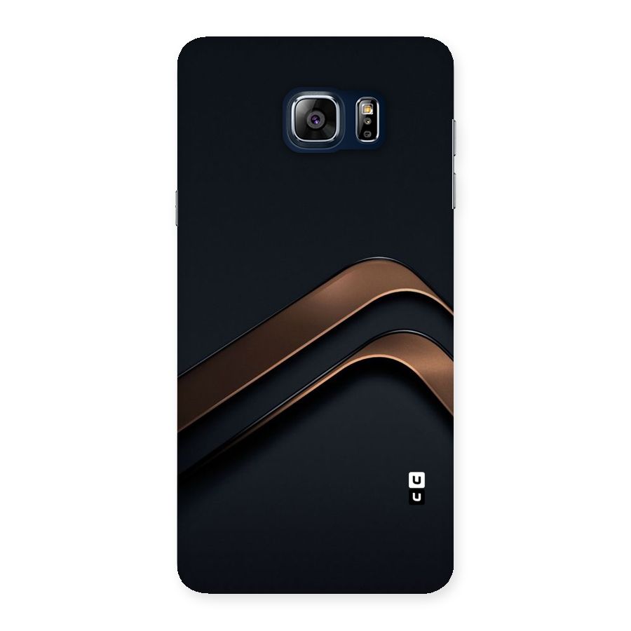 Dark Gold Stripes Back Case for Galaxy Note 5
