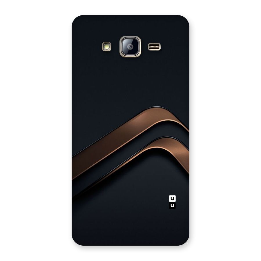 Dark Gold Stripes Back Case for Galaxy On5