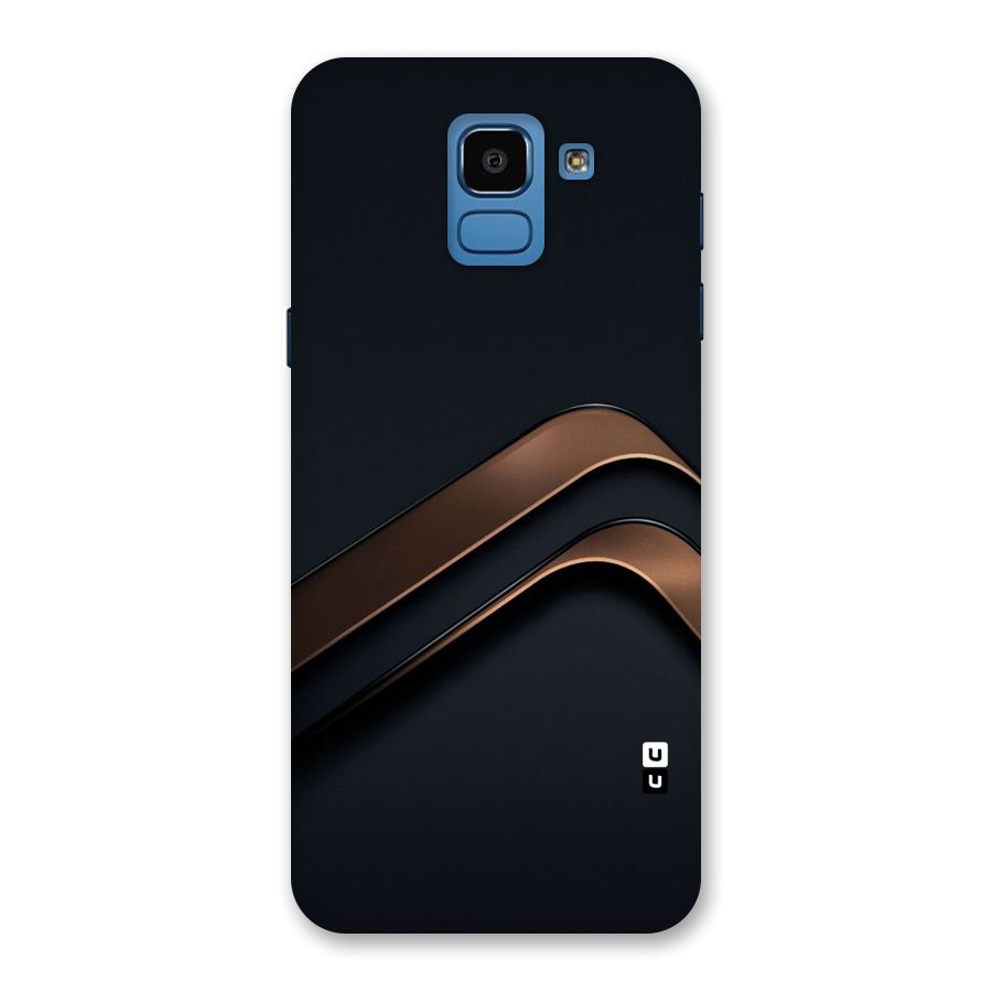 Dark Gold Stripes Back Case for Galaxy On6
