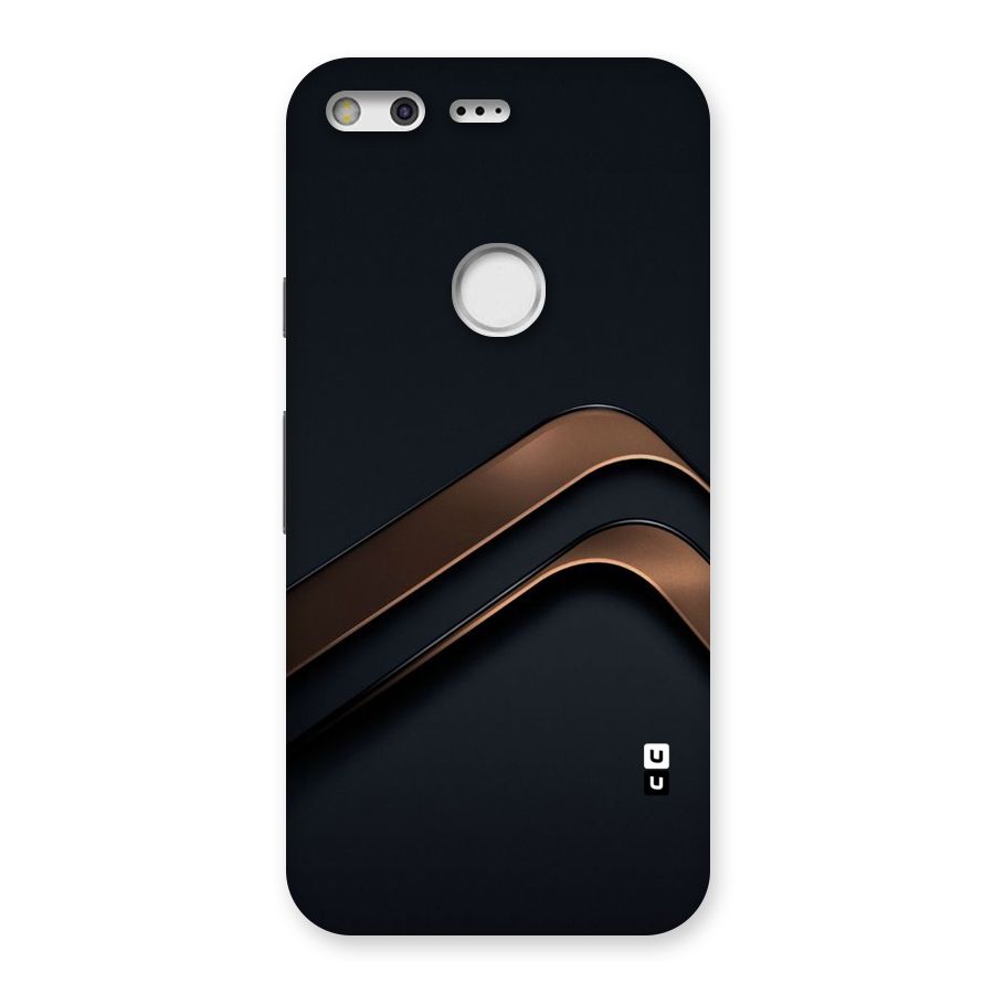 Dark Gold Stripes Back Case for Google Pixel