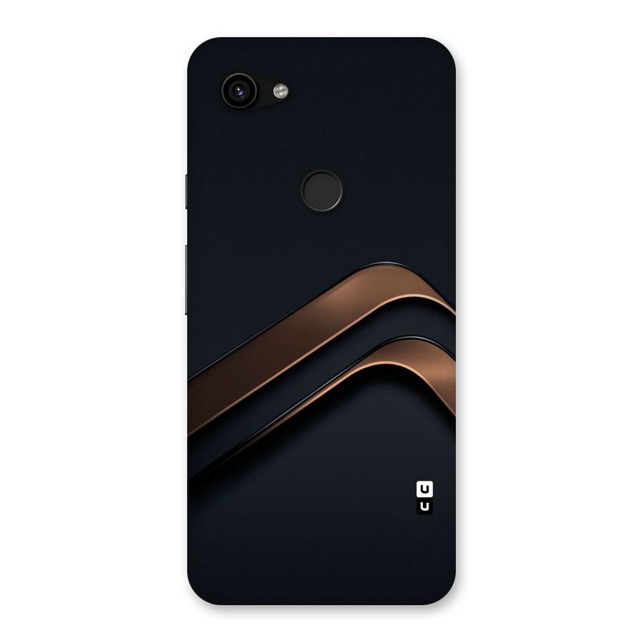 Dark Gold Stripes Back Case for Google Pixel 3a XL