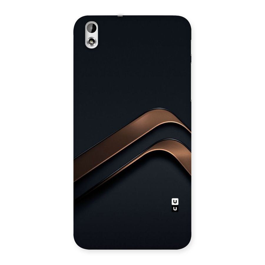 Dark Gold Stripes Back Case for HTC Desire 816g