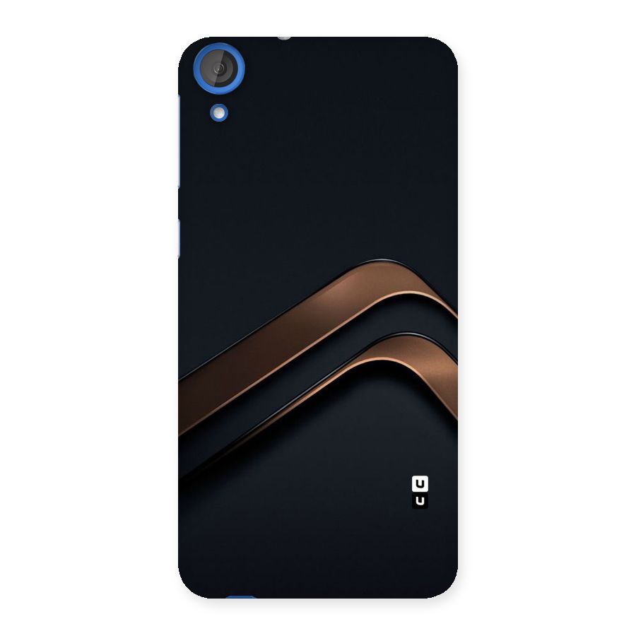 Dark Gold Stripes Back Case for HTC Desire 820