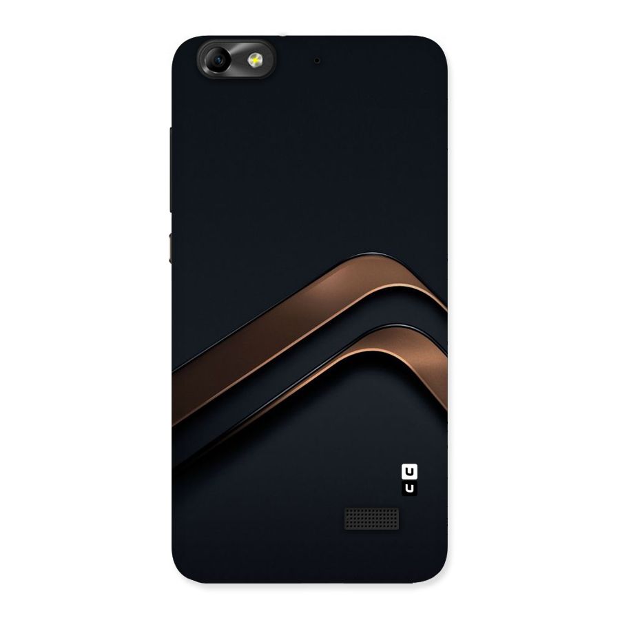 Dark Gold Stripes Back Case for Honor 4C