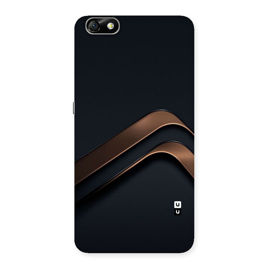Dark Gold Stripes Back Case for Honor 4X