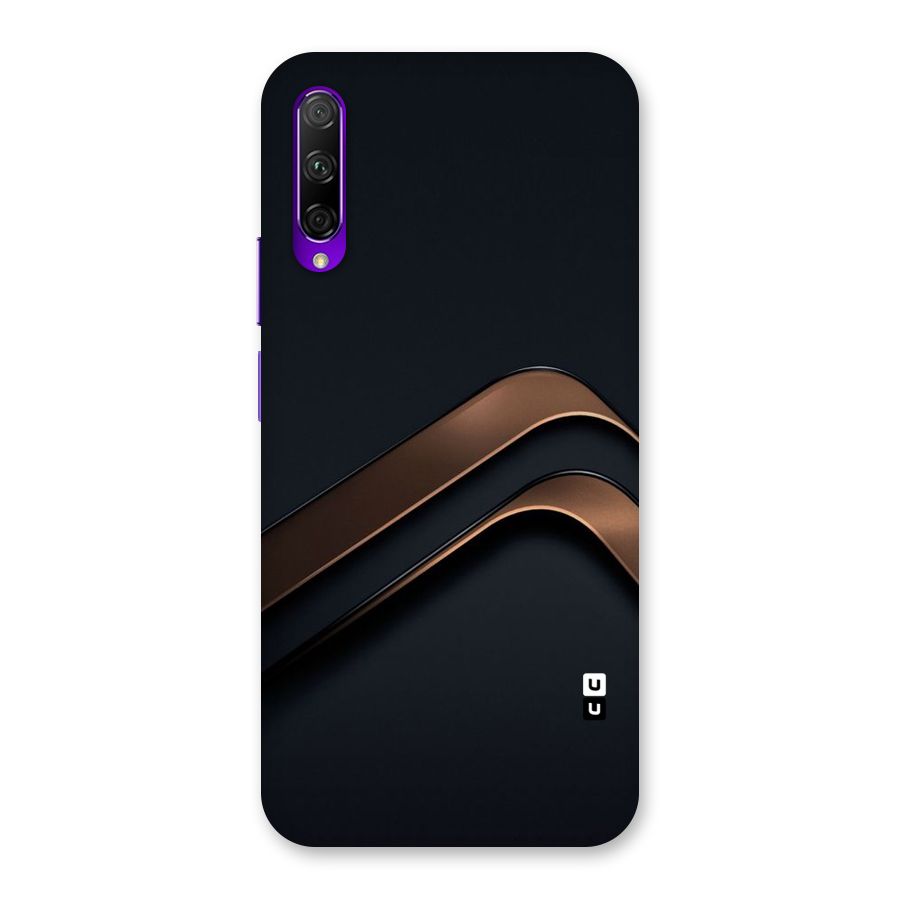 Dark Gold Stripes Back Case for Honor 9X Pro