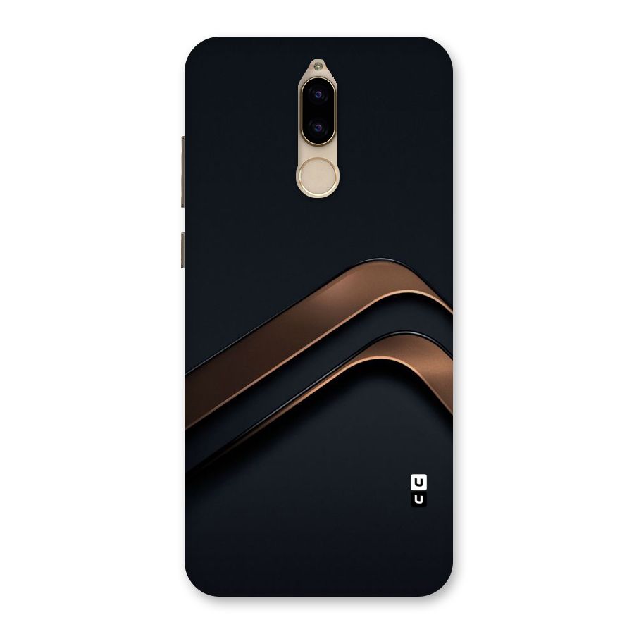 Dark Gold Stripes Back Case for Honor 9i