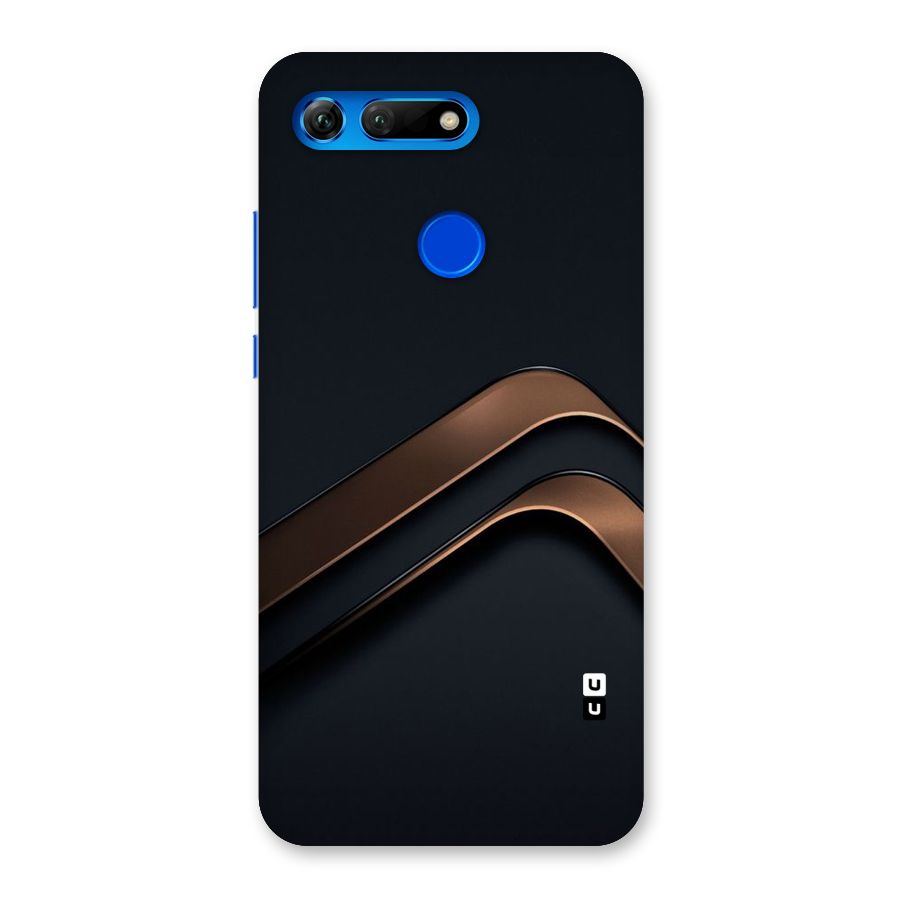 Dark Gold Stripes Back Case for Honor View 20