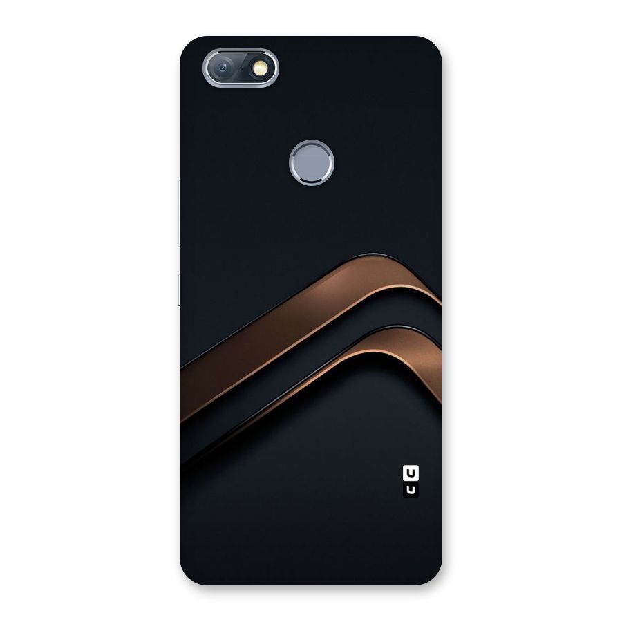 Dark Gold Stripes Back Case for Infinix Note 5