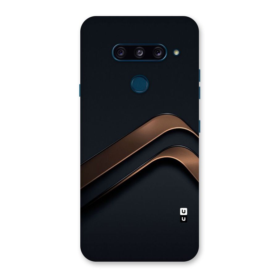 Dark Gold Stripes Back Case for LG  V40 ThinQ