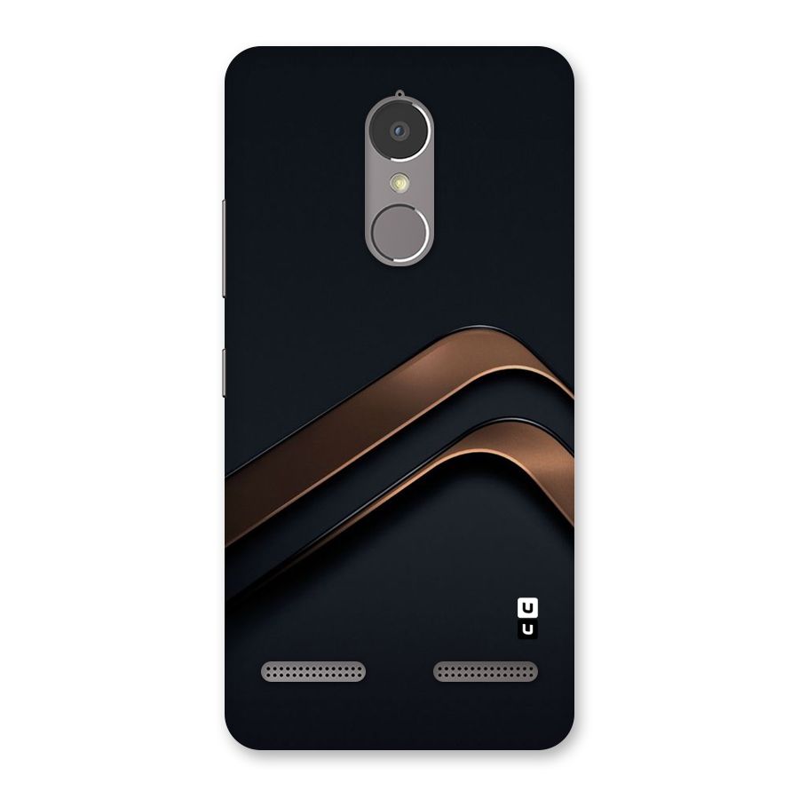 Dark Gold Stripes Back Case for Lenovo K6