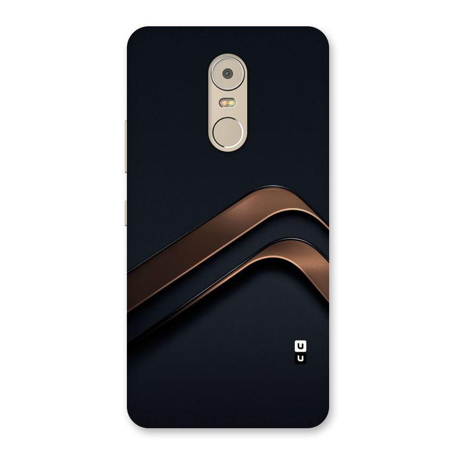 Dark Gold Stripes Back Case for Lenovo K6 Note