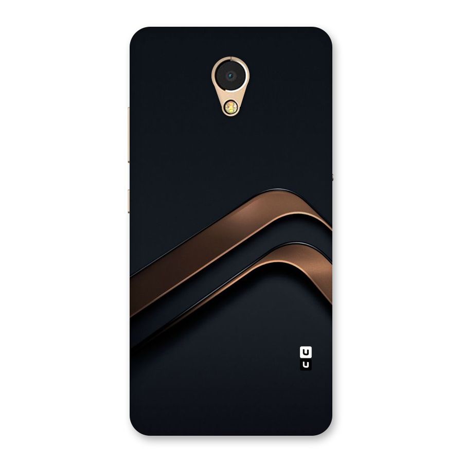 Dark Gold Stripes Back Case for Lenovo P2