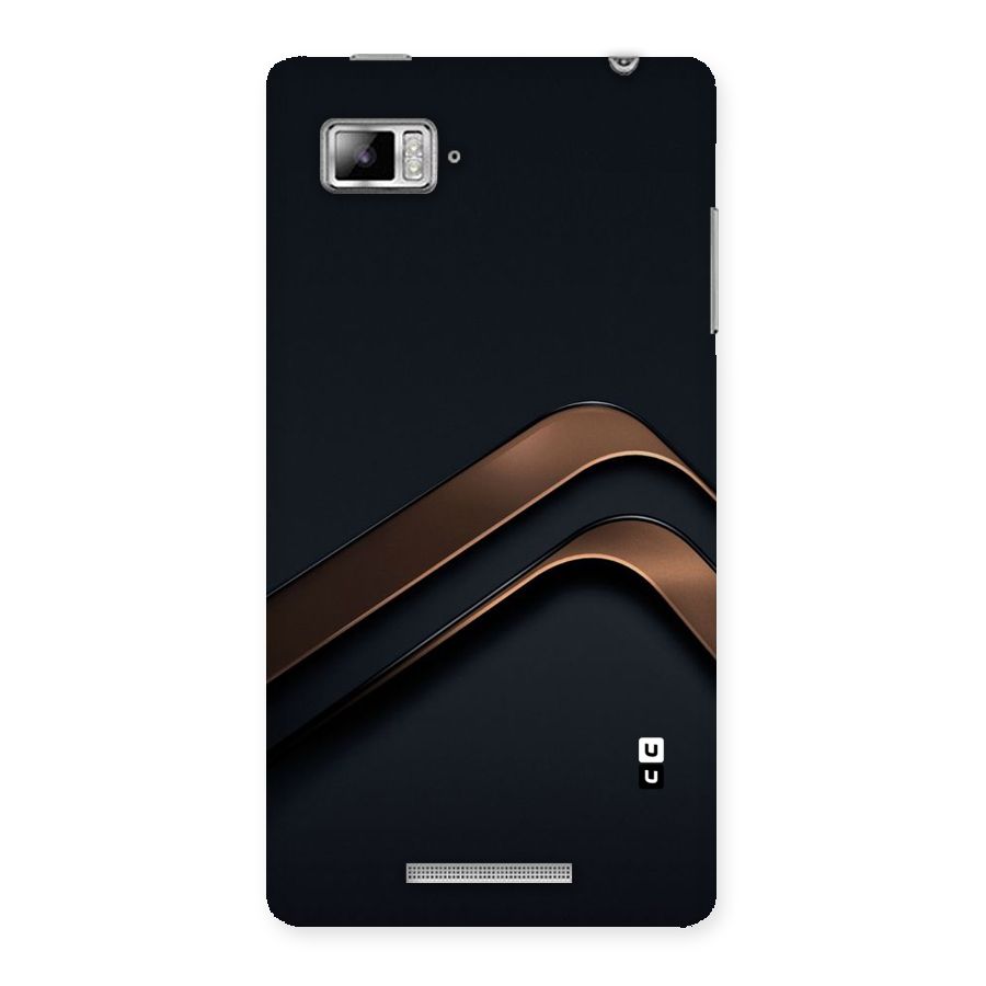 Dark Gold Stripes Back Case for Lenovo Vibe Z K910