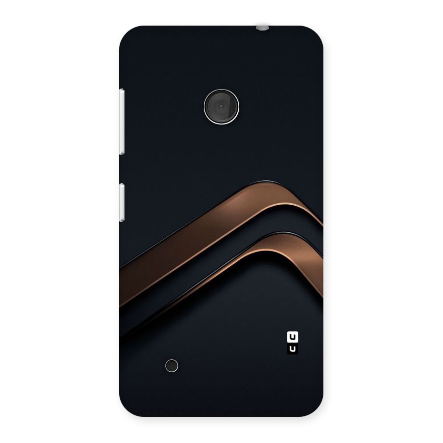 Dark Gold Stripes Back Case for Lumia 530