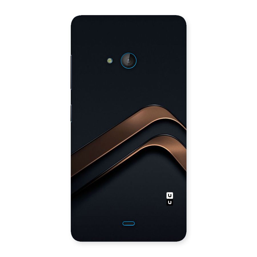 Dark Gold Stripes Back Case for Lumia 540