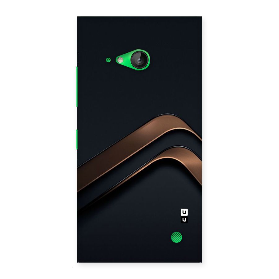 Dark Gold Stripes Back Case for Lumia 730