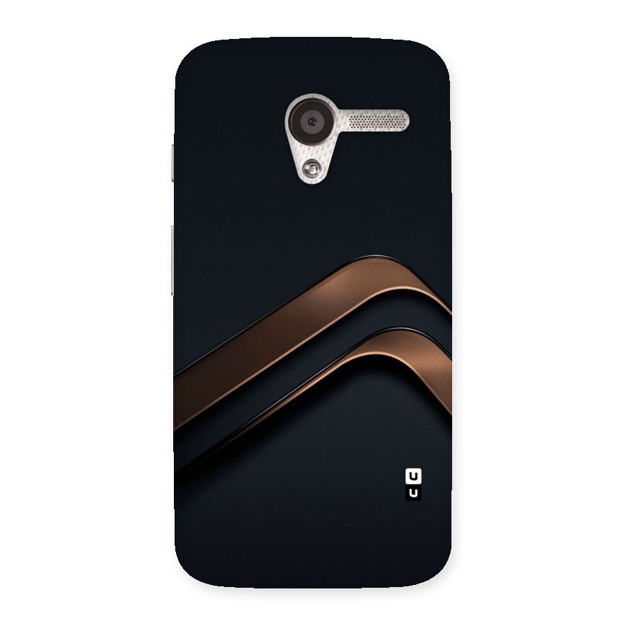 Dark Gold Stripes Back Case for Moto X