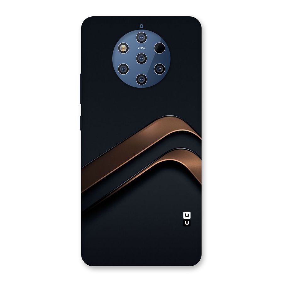 Dark Gold Stripes Back Case for Nokia 9 PureView