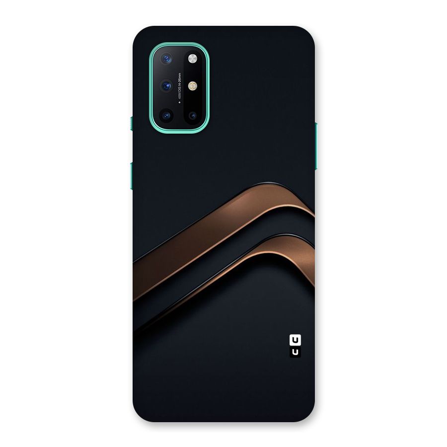 Dark Gold Stripes Back Case for OnePlus 8T