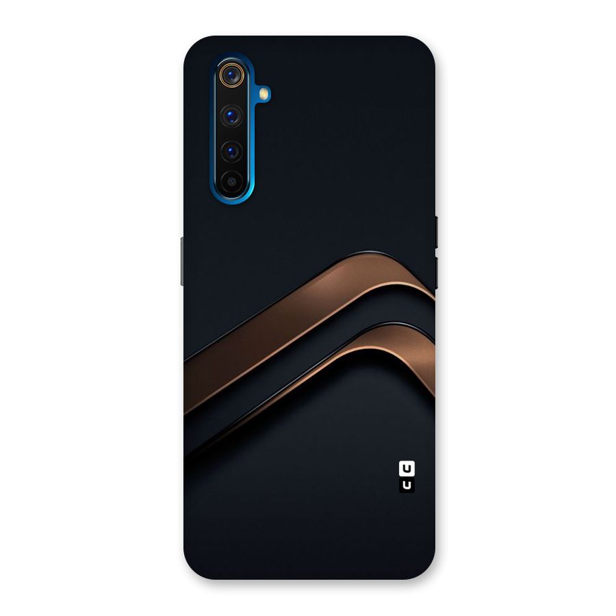 Dark Gold Stripes Back Case for Realme 6 Pro
