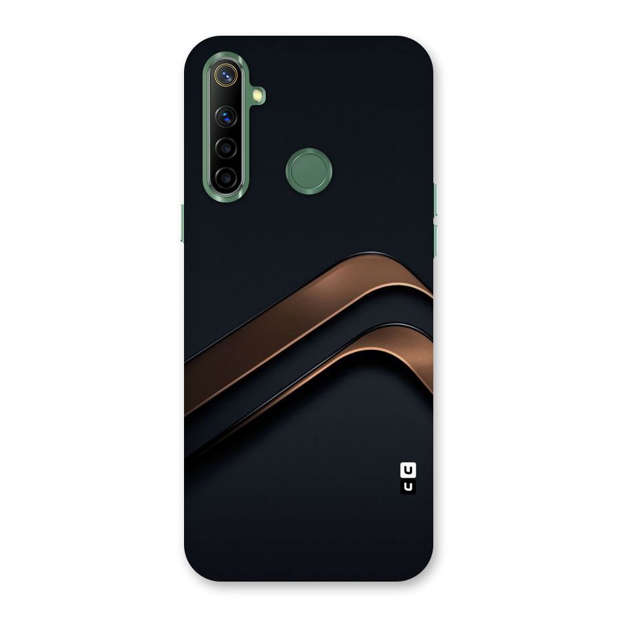 Dark Gold Stripes Back Case for Realme Narzo 10