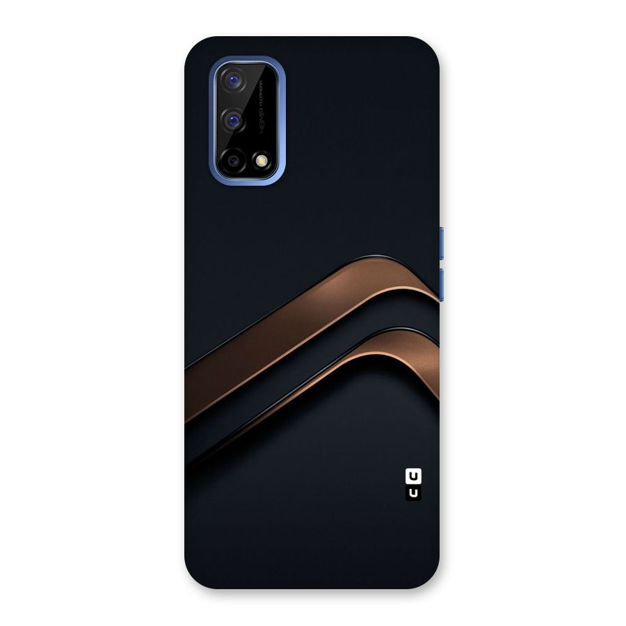 Dark Gold Stripes Back Case for Realme Narzo 30 Pro