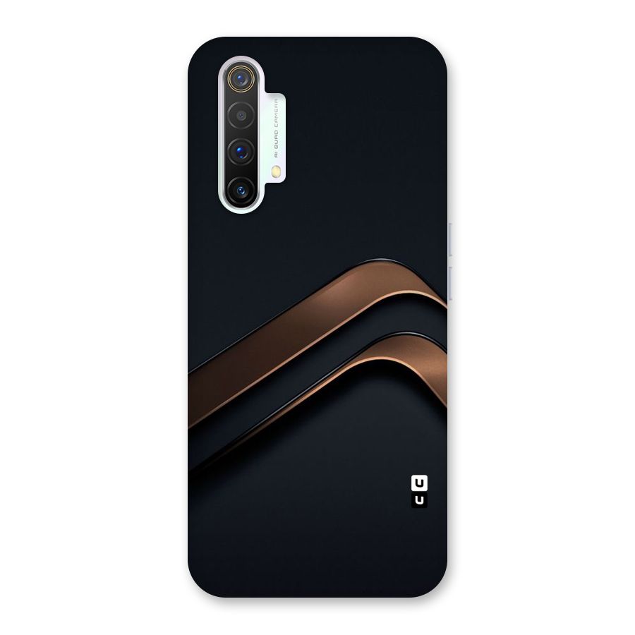 Dark Gold Stripes Back Case for Realme X3 SuperZoom