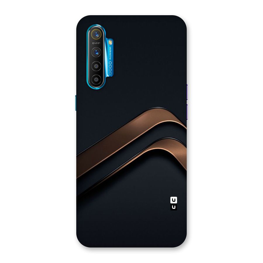 Dark Gold Stripes Back Case for Realme XT