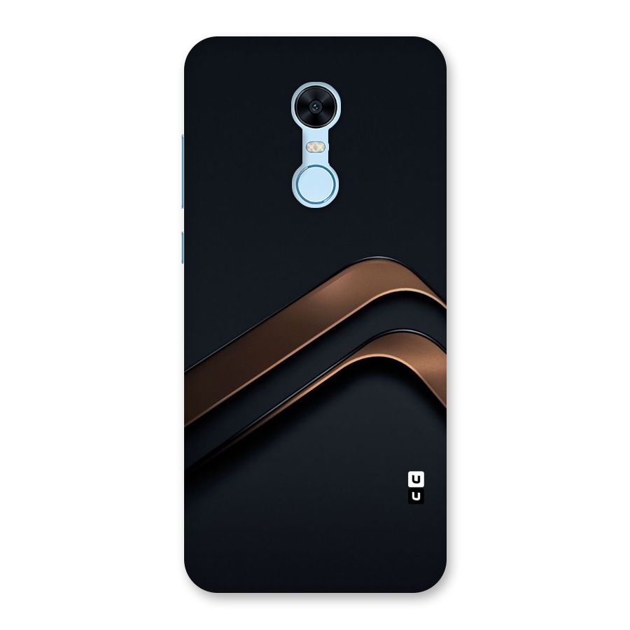 Dark Gold Stripes Back Case for Redmi Note 5