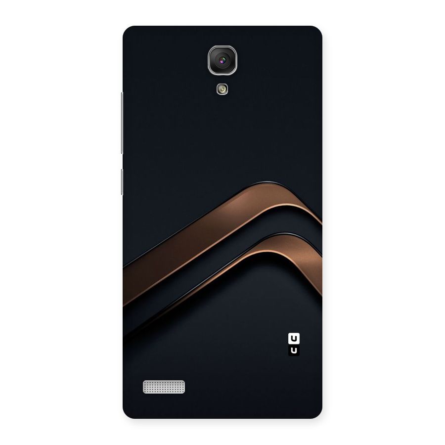 Dark Gold Stripes Back Case for Redmi Note Prime