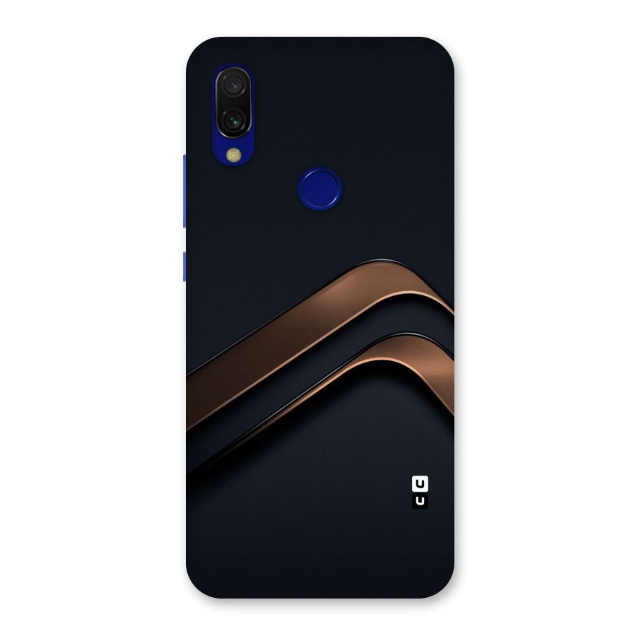Dark Gold Stripes Back Case for Redmi Y3