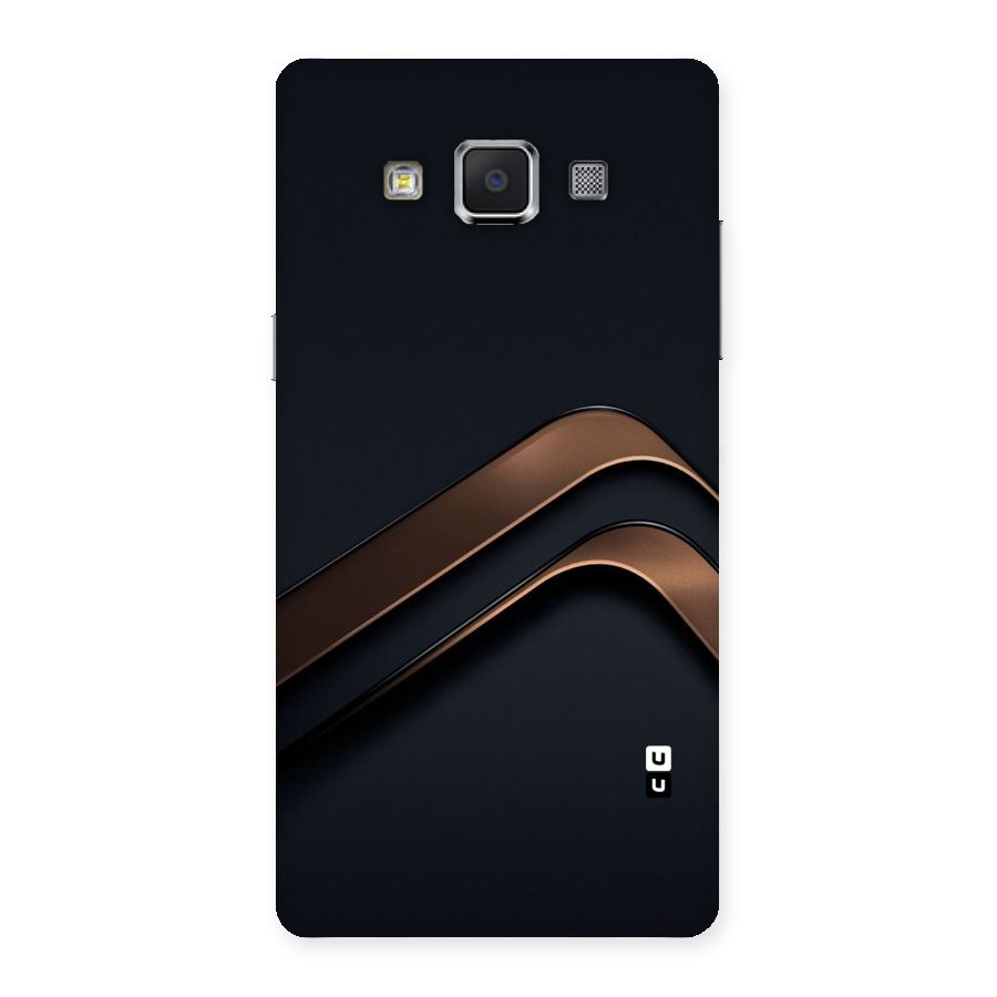 Dark Gold Stripes Back Case for Samsung Galaxy A5