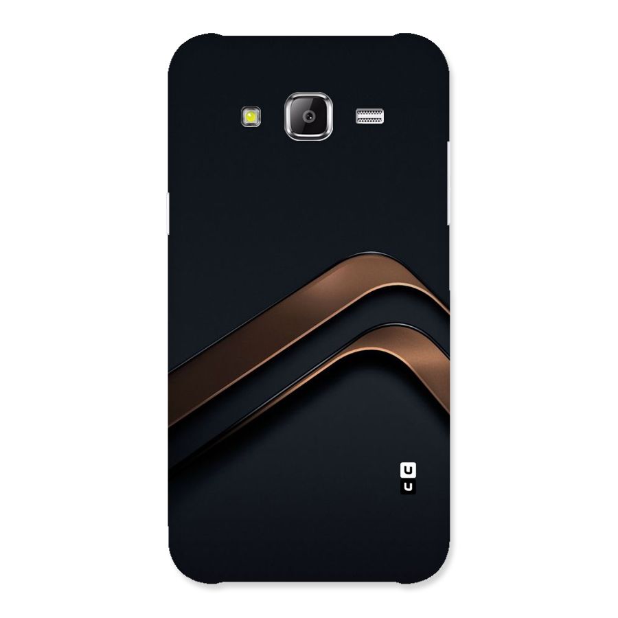 Dark Gold Stripes Back Case for Samsung Galaxy J2 Prime