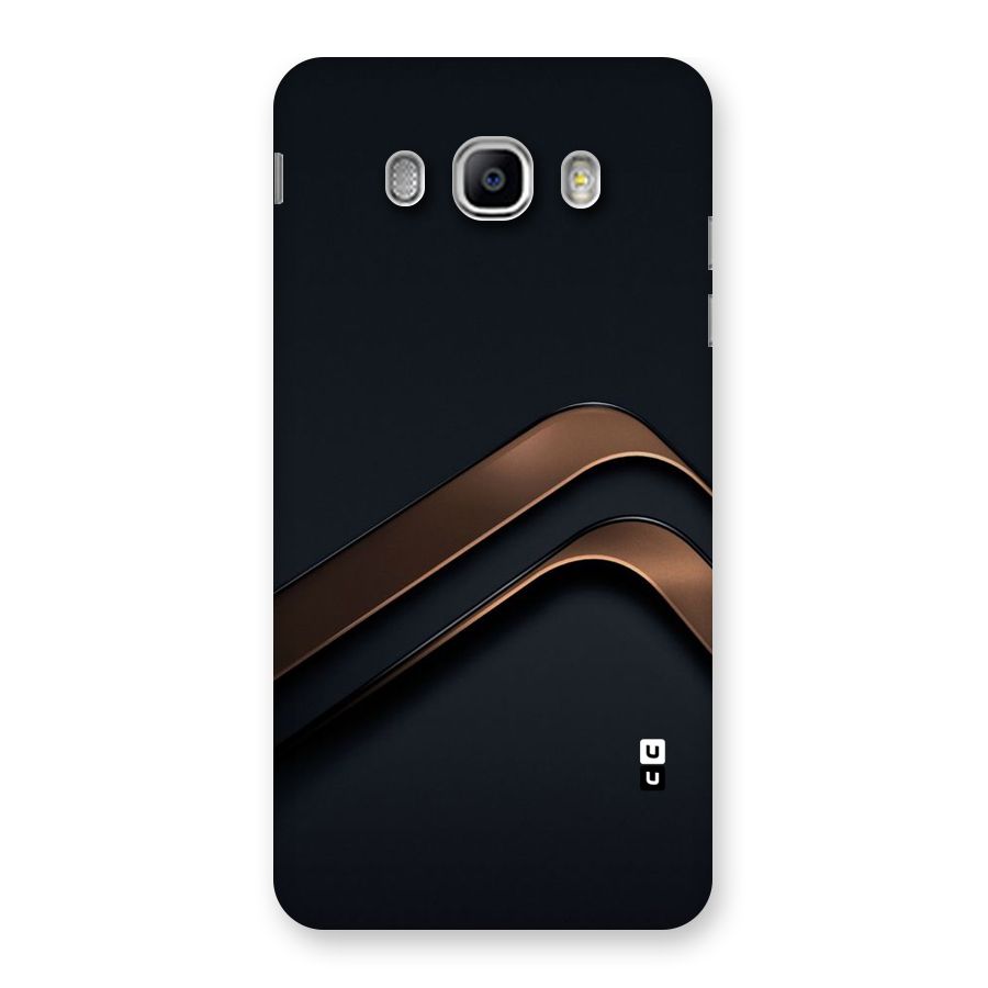 Dark Gold Stripes Back Case for Samsung Galaxy J5 2016